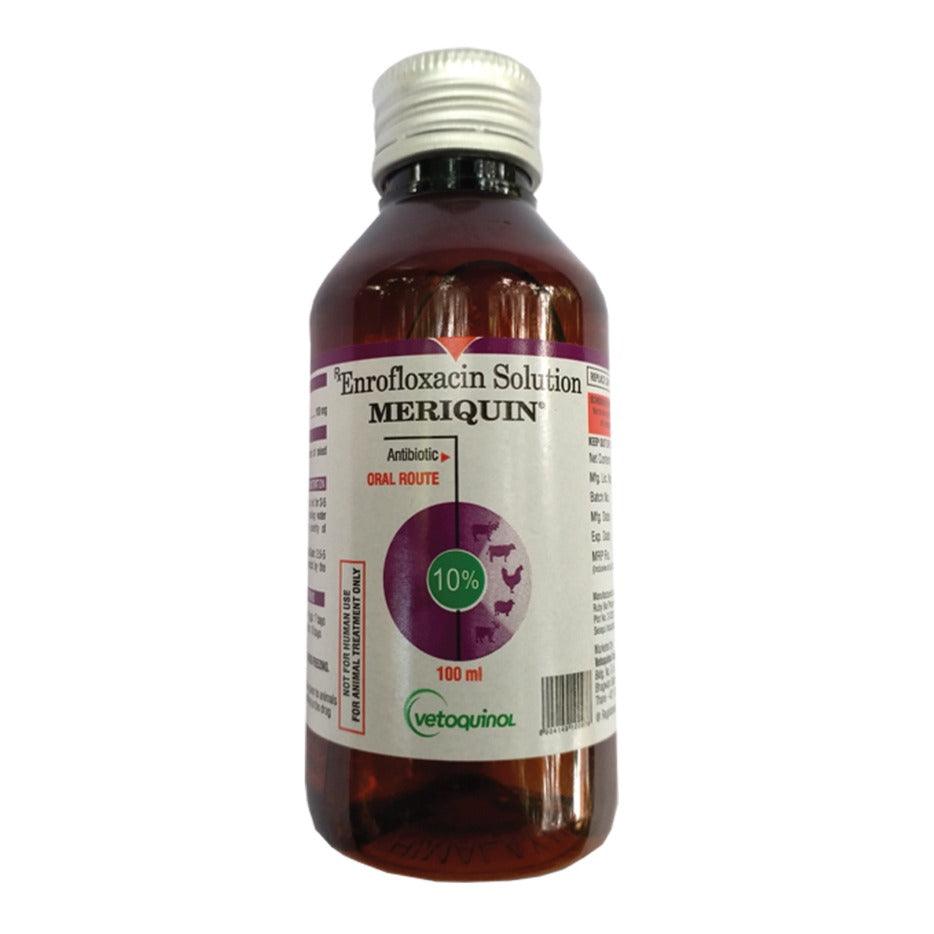 Vetoquinol Meriquin Antibiotic Oral Syrup For Dogs and Animals - Cadotails