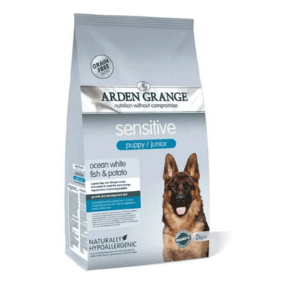 Arden Grange Junior Sensitive Fish & Potato Puppy Dog Dry Food - Cadotails