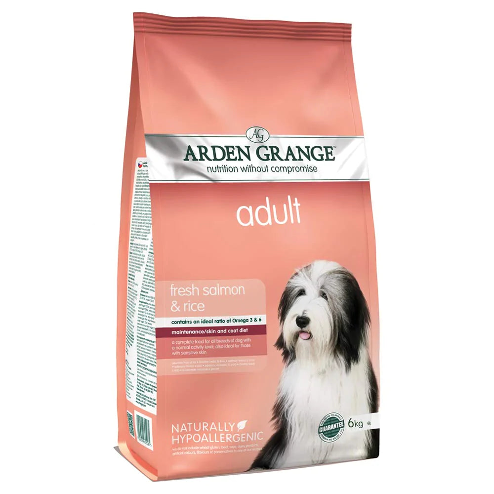 Arden Grange Salmon & Rice Adult Dog Dry Food - Cadotails