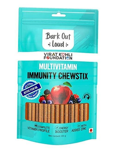 Bark Out Loud Multivitamin Immunity Chew Stix 100G Dog & Cat Treat - Cadotails