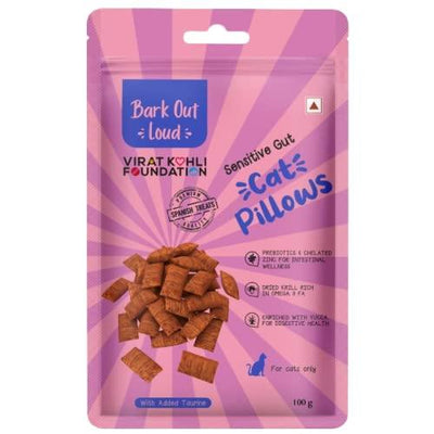 Bark Out Loud Sensitive Gut Cat Pillows 100G Cat Treat - Cadotails