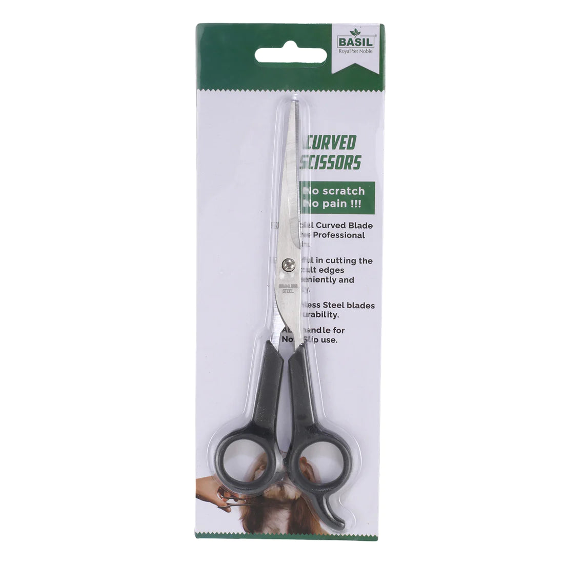 Basil Curved Bend Hair Scissor For Pets grooming - Cadotails