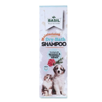 Basil Moisturizing Dry Foam Shampoo For Dogs And Cats - Cadotails