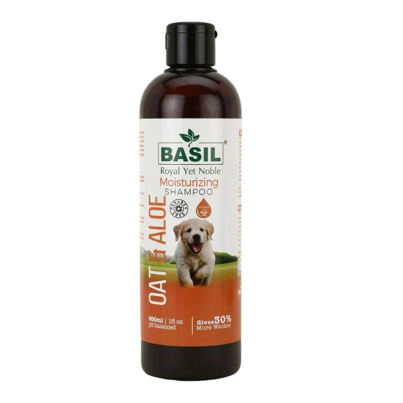 Basil Oats & Aloe Moisturizing Shampoo For Dogs - Cadotails