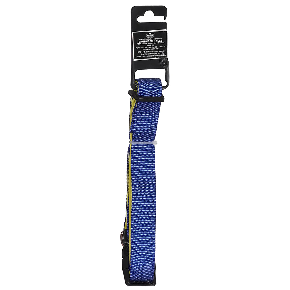 Basil Padded Adjustable Collar For Dogs & Puppies (Blue) - Cadotails