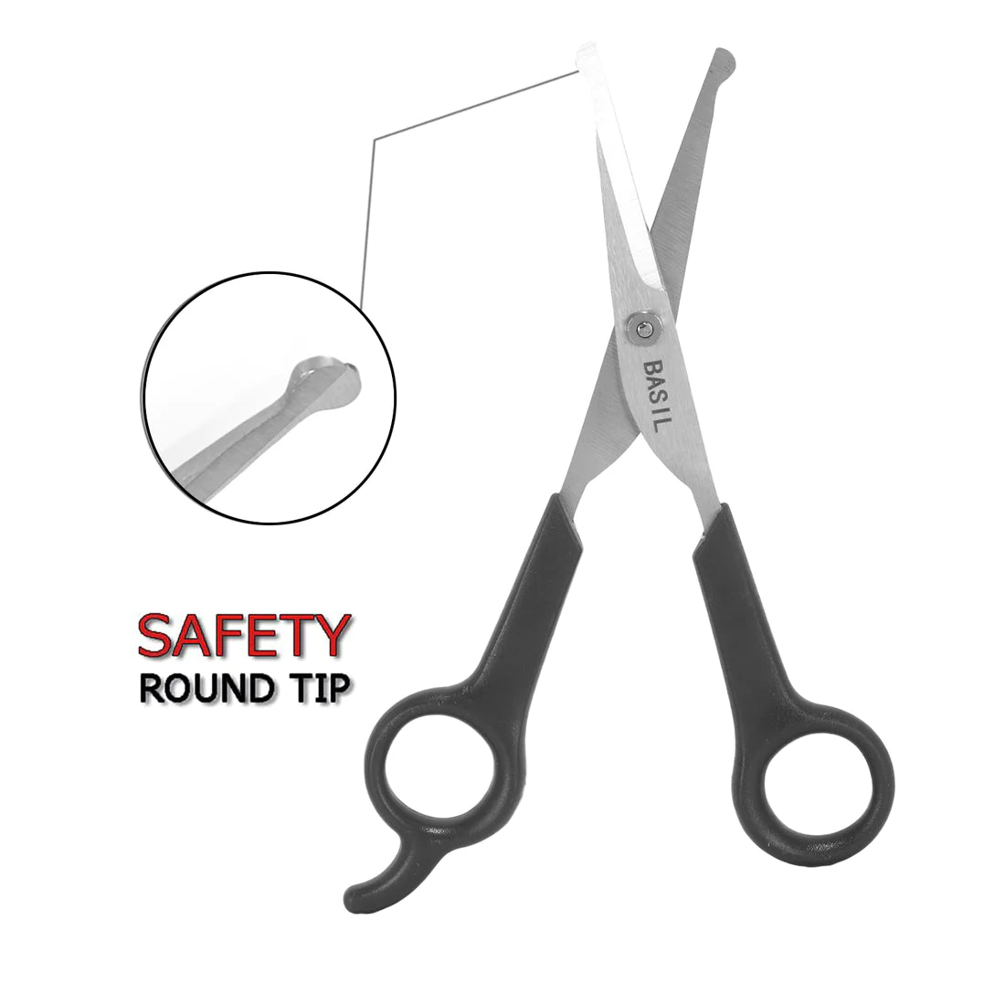 Basil Safety Grooming Scissor For Dogs & Cats - Cadotails