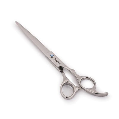 Basil Straight Pro Scissor For Pet Grooming | 7.5 Inches | Stainless Steel - Cadotails
