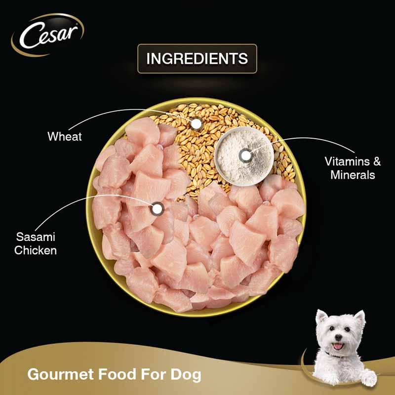 Cesar Premium (Gourmet Meal), Sasami Adult Dog Wet Food - Cadotails