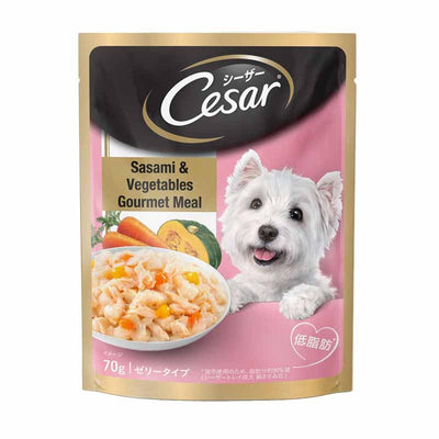 Cesar Premium (Gourmet Meal), Sasami & Vegetables Adult Dog Wet Food - Cadotails