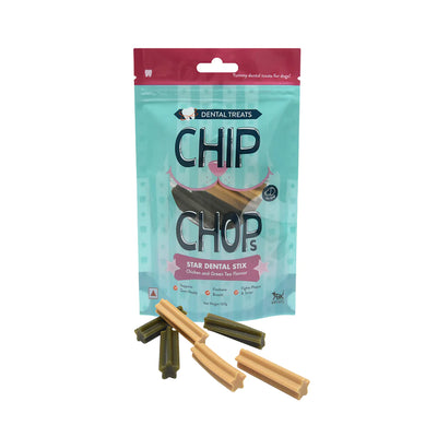 Chip Chops Star Dental Sticks 100G Dog Treat - Cadotails