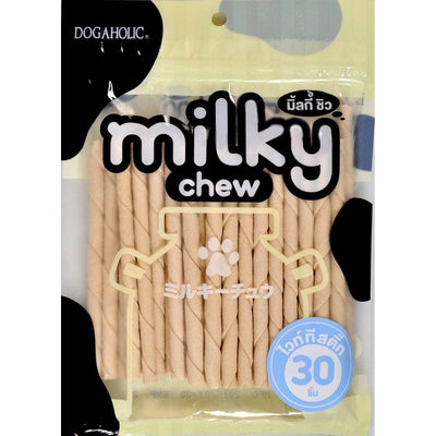 Dogaholic Milky Chew Sticks 30Pcs Pouch Dog Treat - Cadotails