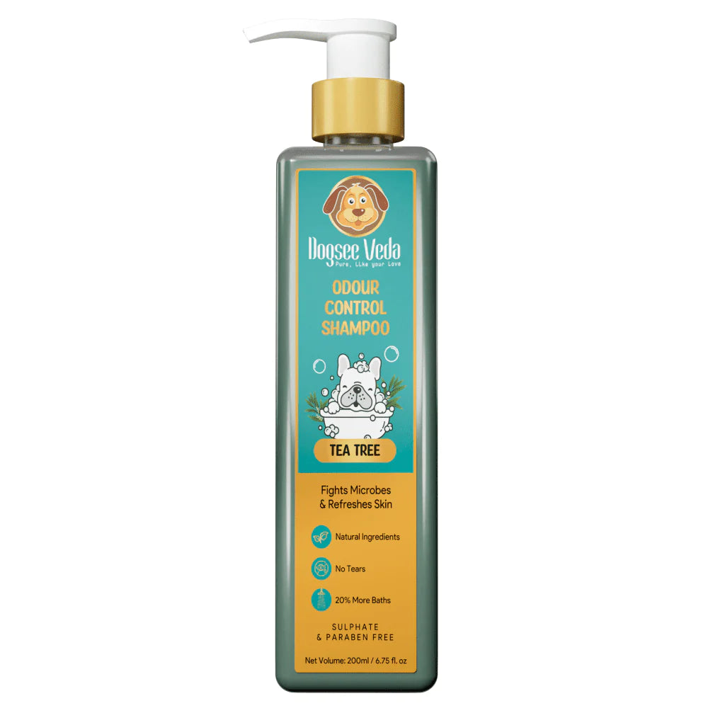 Dogsee Veda Tea Tree Odour Control Dog Shampoo - Cadotails