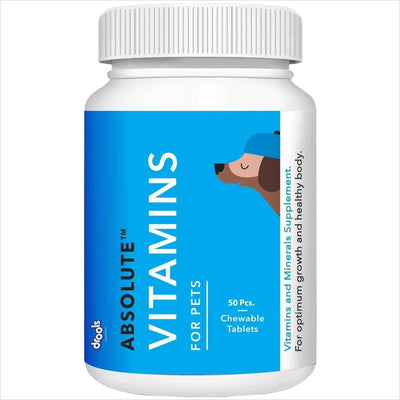 Drools Absolute Vitamin Tablets For Dog Supplement - Cadotails