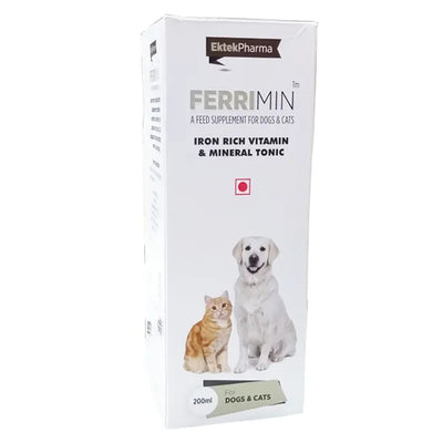 Ektek Pharma Ferrimin Syrup Supplement For Dogs & Cats - Cadotails