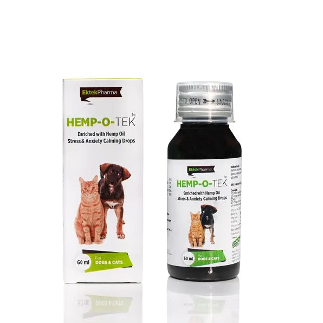 Ektek Pharma Hemp-O-Tek Drops For Dogs & Cats - Cadotails