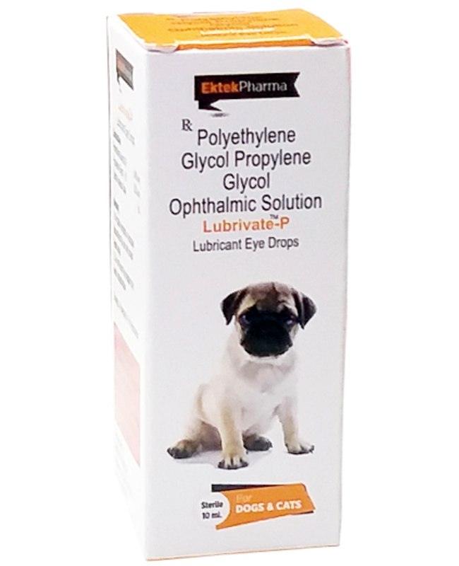 Ektek Pharma Lubrivate-P Eye Drops For Pets - Cadotails