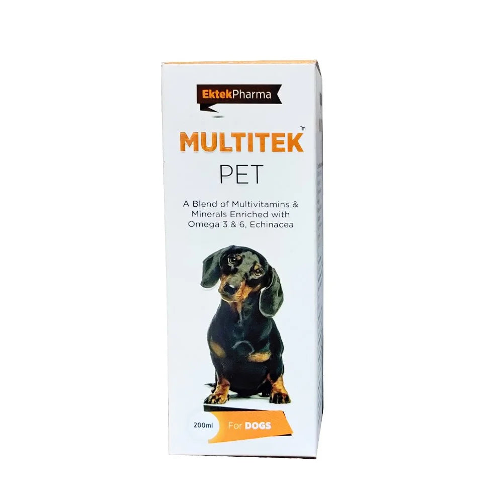 Ektek Pharma Multitek Pet Syrup Supplement For Dogs - Cadotails