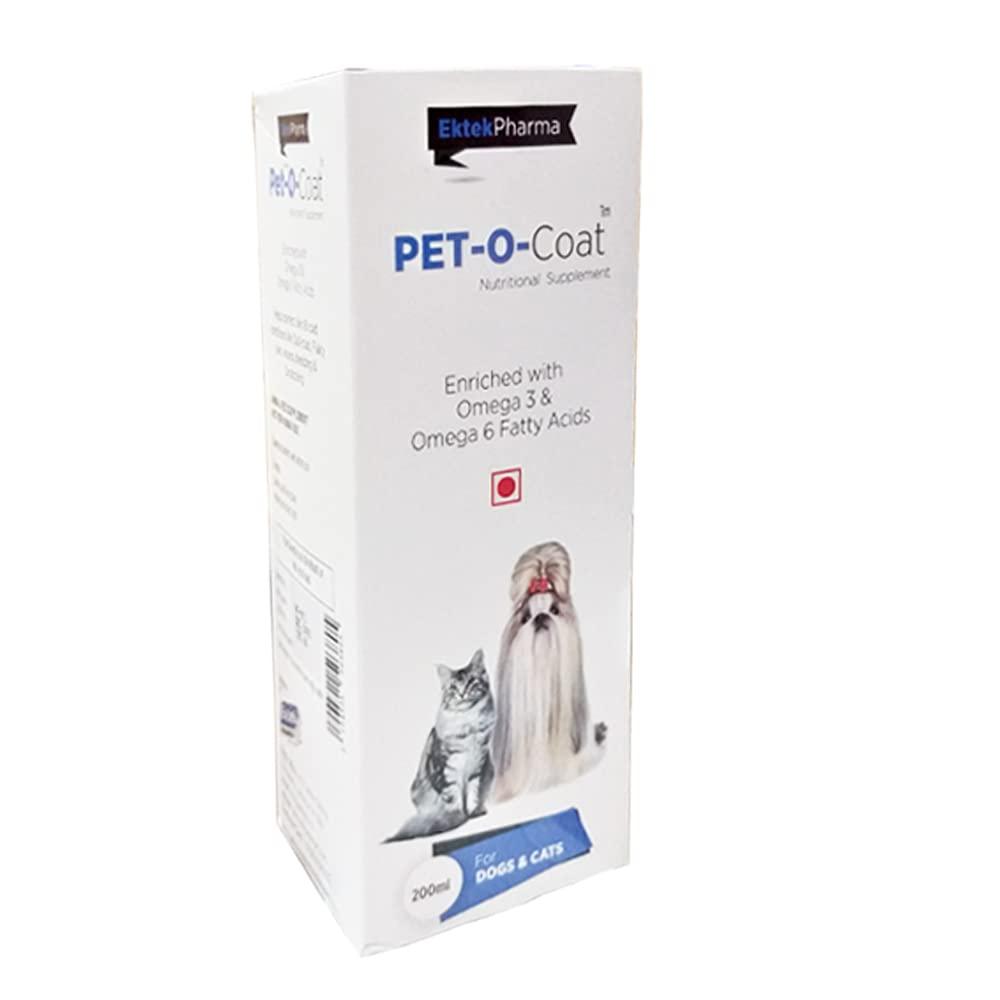 Ektek Pharma Pet-O-Coat Syrup For Dogs & Cats - Cadotails