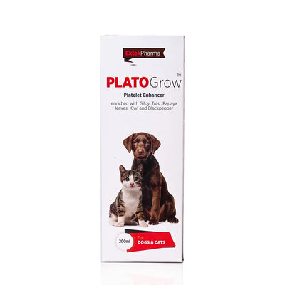Ektek Pharma Platogrow Platelet Enhancer Syrup For Dogs & Cats - Cadotails