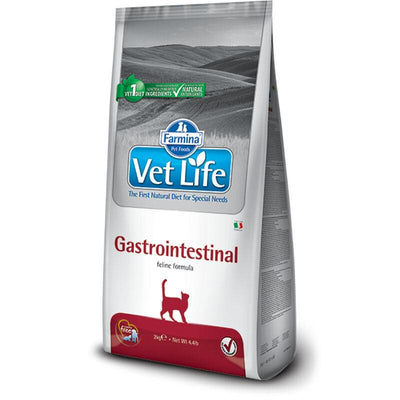 Farmina Vet Life Gastrointestinal Feline Formula 2Kg Cat Dry Food - Cadotails