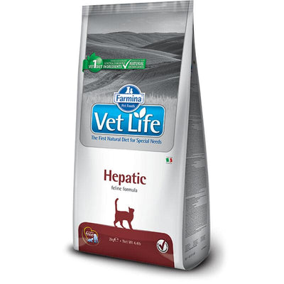 Farmina Vet Life Hepatic Feline Formula 2Kg Cat Dry Food - Cadotails