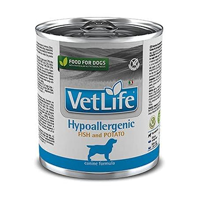 Farmina Vet Life Hypoallergenic Fish & Potato Canine Formula 300G Dog Wet Food - Cadotails