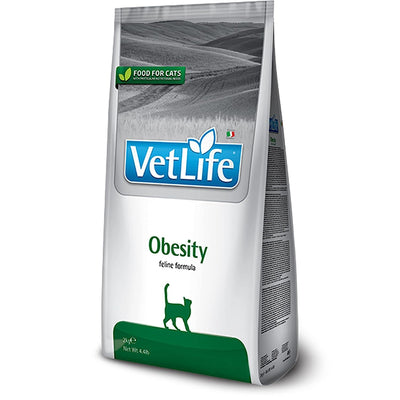 Farmina Vet Life Obesity Feline Formula 2Kg Cat Dry Food - Cadotails