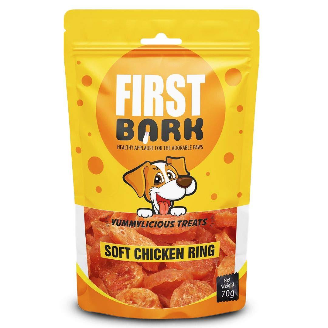 First Bark Soft Chicken Rings 70G Dog Treat - Cadotails