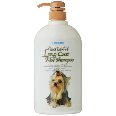 Forcans Long Coat Aloe Shampoo For Dogs & Cats - Cadotails