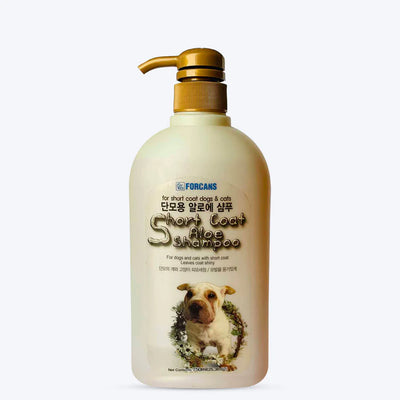 Forcans Short Coat Aloe Shampoo For Dogs & Cats - Cadotails