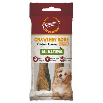 Gnawlers Chicken Bone (3 Inch) 108G Dog Treat - Cadotails