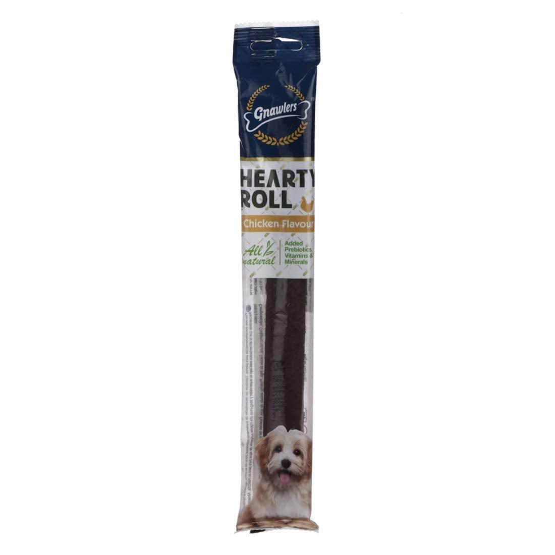 Gnawlers Hearty Roll 9 Inch 80G Dog Treat - Cadotails