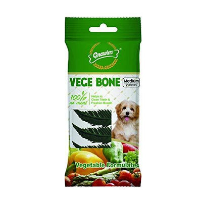 Gnawlers Puppy Snack Vege Bone 60G Dog Treat - Cadotails