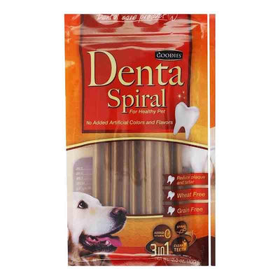 Goodies Dental Spiral Sticks Dog Treat - Cadotails