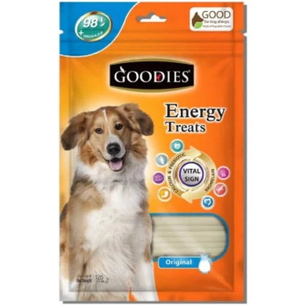 Goodies Energy Treat Calcium Twisted Dog Treat - Cadotails