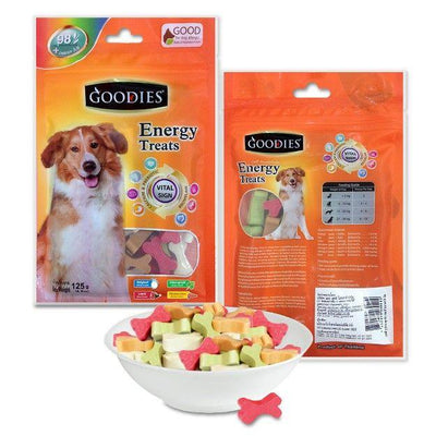 Goodies Energy Treats Cut Bone Shaped Dog Treat - Cadotails