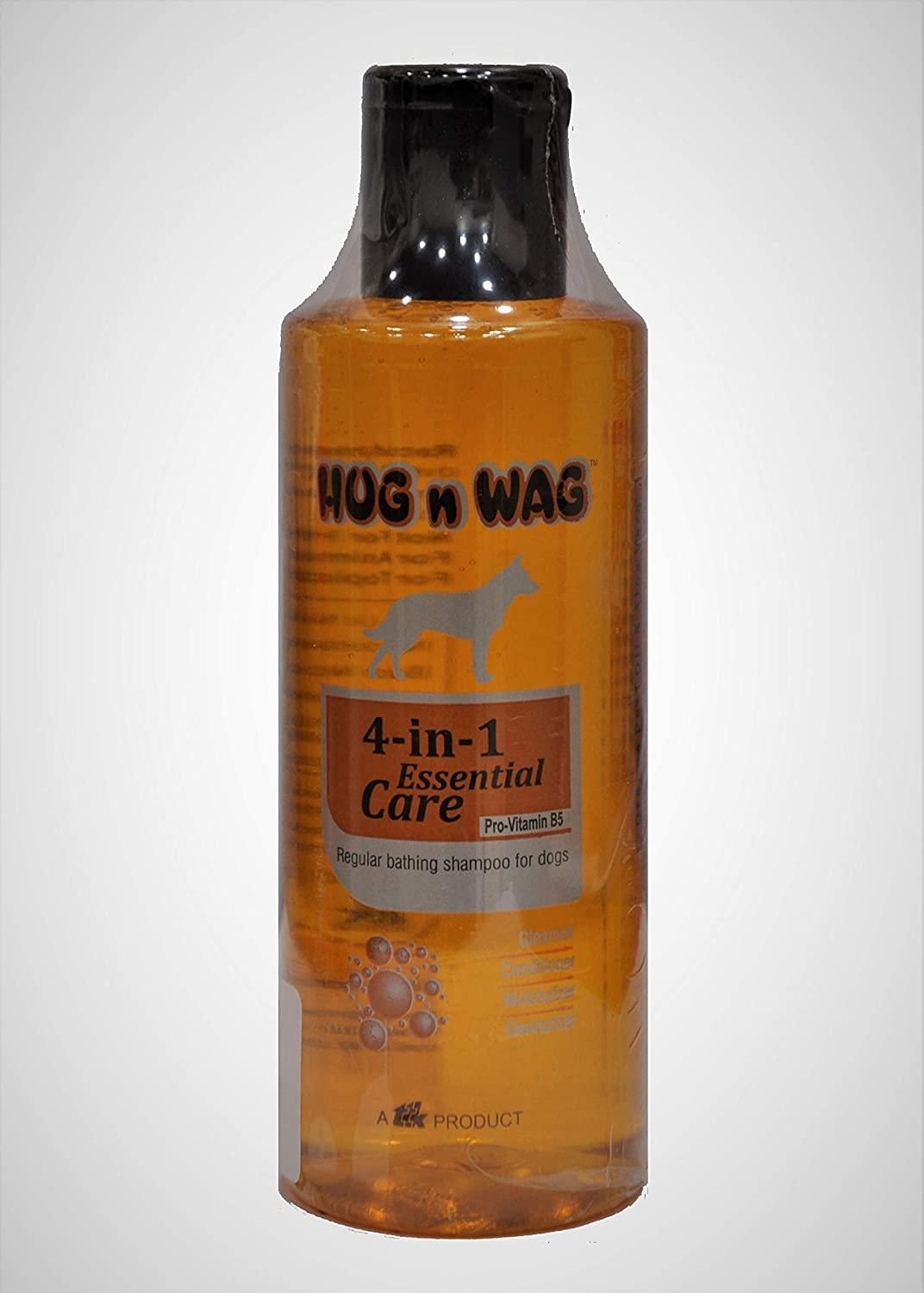 Hug N Wag 4 In 1 Essential Care Regular Bathing Shampoo For Dogs - Cadotails