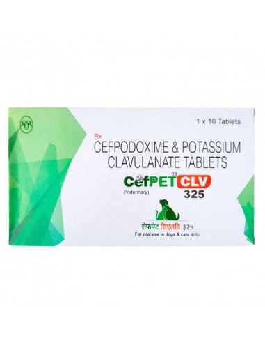 Intas Cefpet-Clv 325 10 Tablets For Dogs & Cats - Cadotails