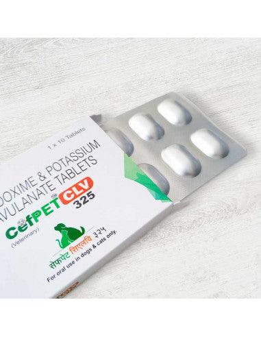 Intas Cefpet-Clv 325 10 Tablets For Dogs & Cats - Cadotails