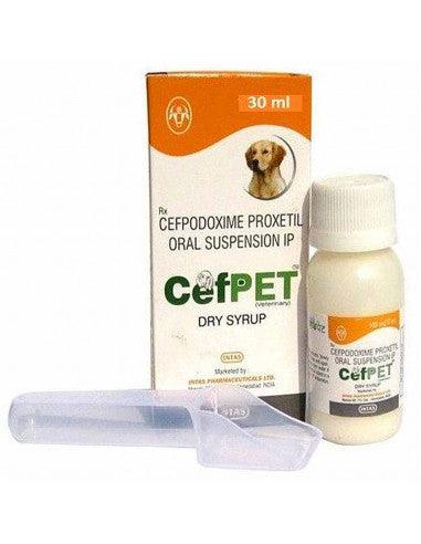 Intas Cefpet Dry Syrup For Dogs & Cats - Cadotails