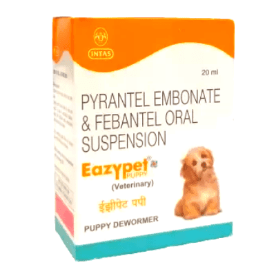 Intas Eazypet Puppy Oral Suspension Dewormer For Dogs - Cadotails
