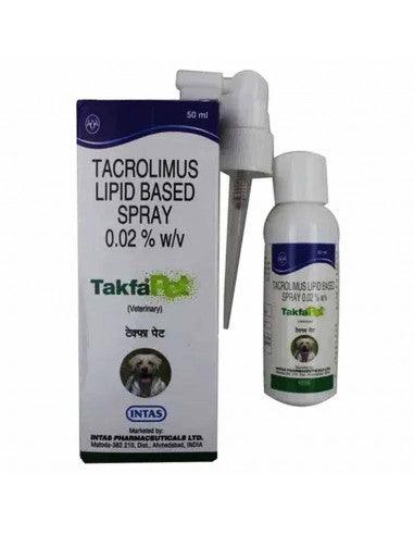 Intas Takfa Pet Tacrolimus Lipid Based Spray - Cadotails