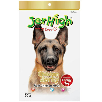 Jerhigh Chicken Jerky 50G Dog Treat - Cadotails