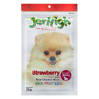 Jerhigh Strawberry 70G Dog Treat - Cadotails