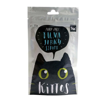 Kittos Tuna Jerky Strips 35G Cat Treat - Cadotails