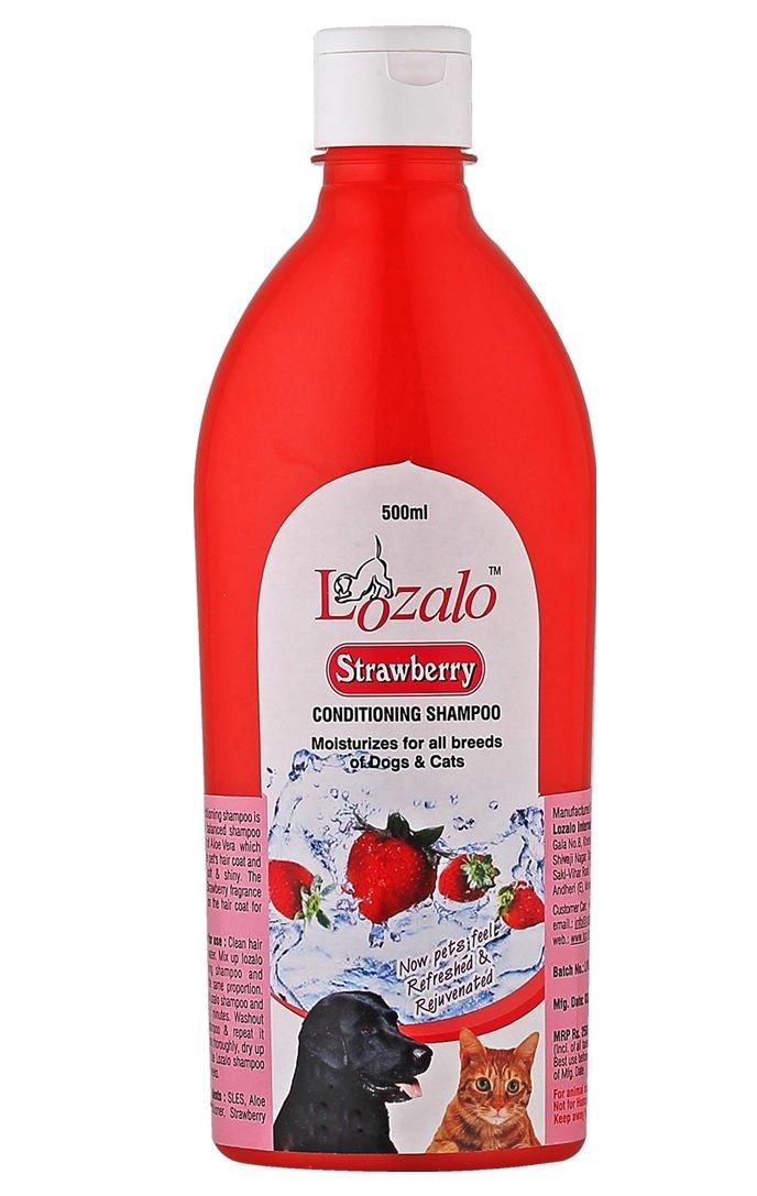 Lozalo Strawberry Conditioning Fruit Shampoo For Dogs & Cats - Cadotails