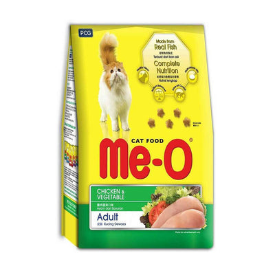 Me-O Chicken And Vegetables Adult Cat Dry Food - Cadotails
