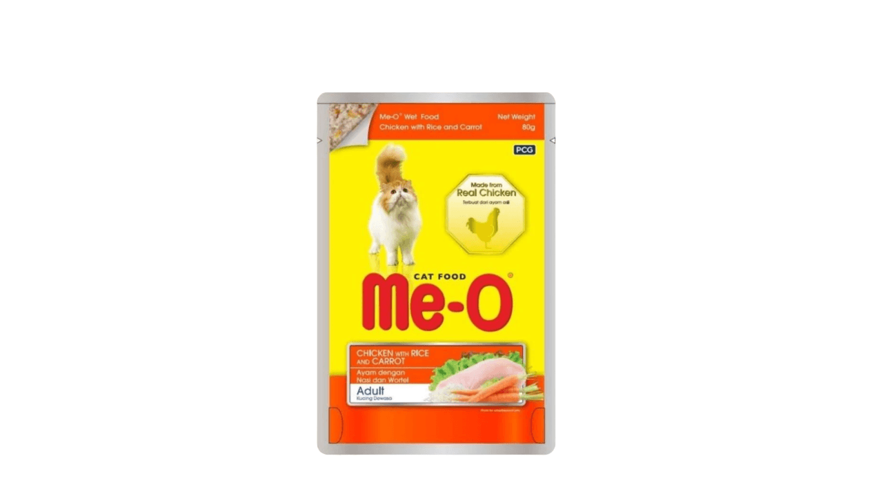 Me-O Chicken With Rice And Carrot 80G Adult Cat Wet Food - Cadotails