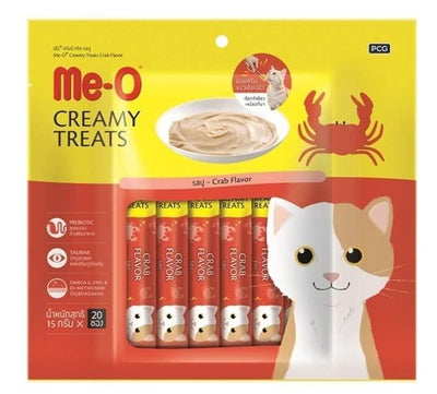 Me-O Crab Flavor Wet Creamy 300G Cat Treats - Cadotails