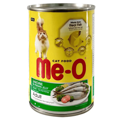 Me-O Sardine In Jelly Canned 400G Adult Cat Wet Food - Cadotails